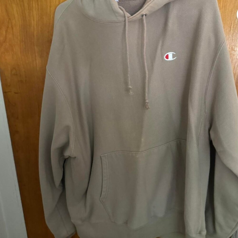 extra large tan champion sweatshirts